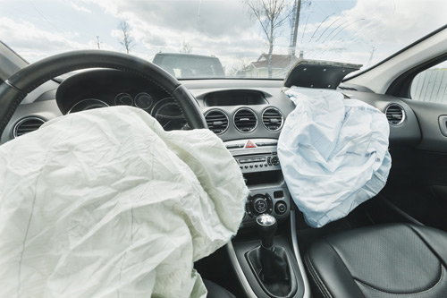 Faulty airbags caused injury